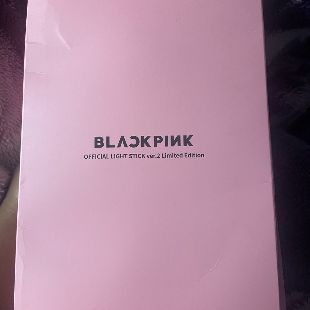 COPY - BLACKPINK official light stick VER.2 limited edition and official photo …